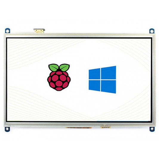 10.1inch Resistive Touch Screen LCD, 1024×600, HDMI, IPS, Supports Raspberry Pi / PC - NA001 - REES52