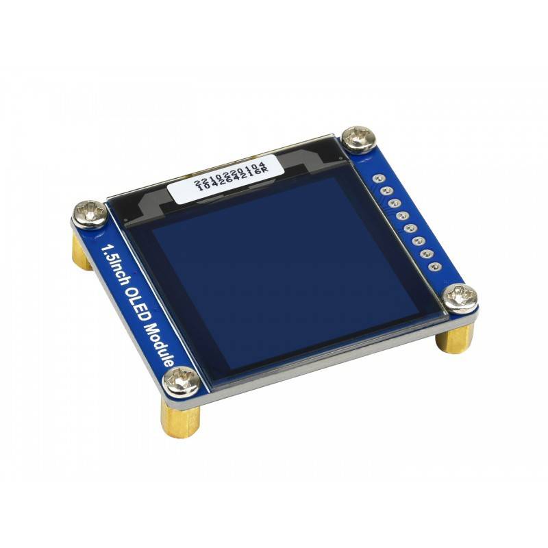 Waveshare 128×128, General 1.5inch OLED Display Module compatible with Raspberry PI - RS2985/RS3711 - REES52