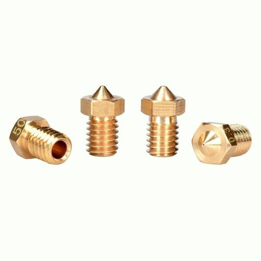 M6 Thread Brass Nozzle V5 V6 UM Compatible - 3mm x 0.6mm (for 3D printer)-RS3100 - REES52