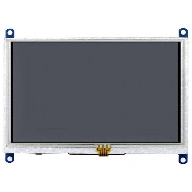 Waveshare 5inch Resistive Touch Screen LCD (B), 800×480, HDMI, Low Power Consumption - RS2118 - REES52