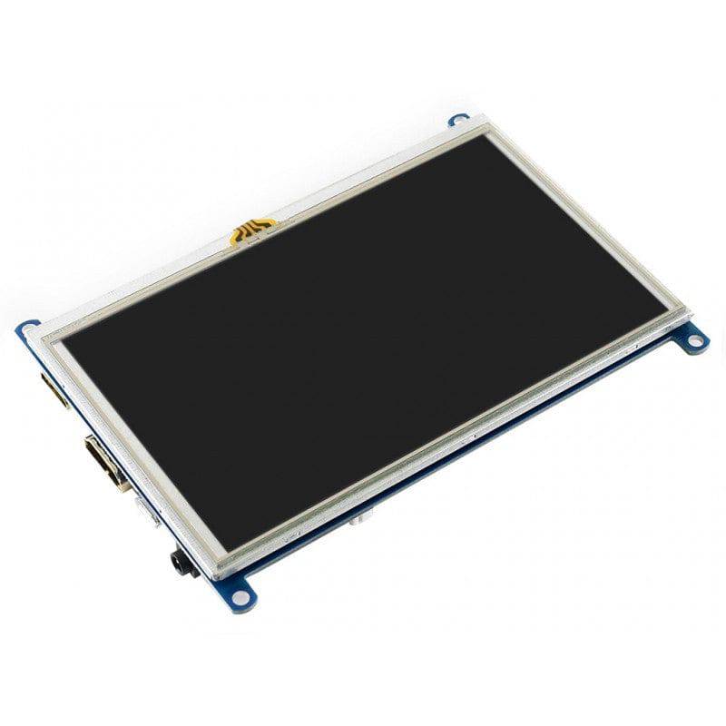 Waveshare 5inch Resistive Touch Screen LCD (G), 800×480, HDMI, Various Systems Support - RS686 - REES52