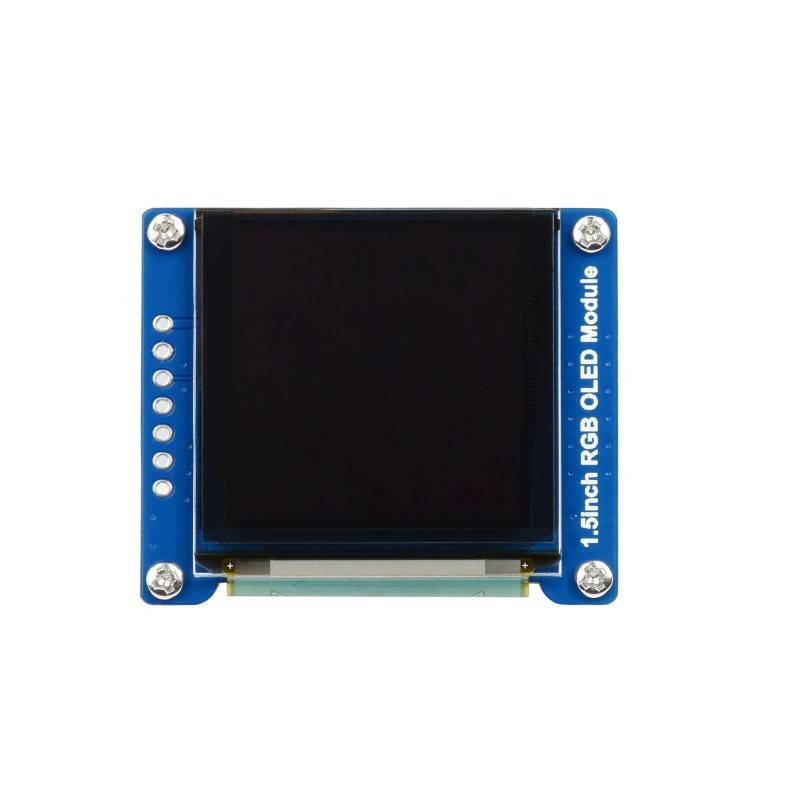 Waveshare 1.5inch RGB OLED Display Module, 65K RGB Colors, 128×128, SPI - RS2411 - REES52
