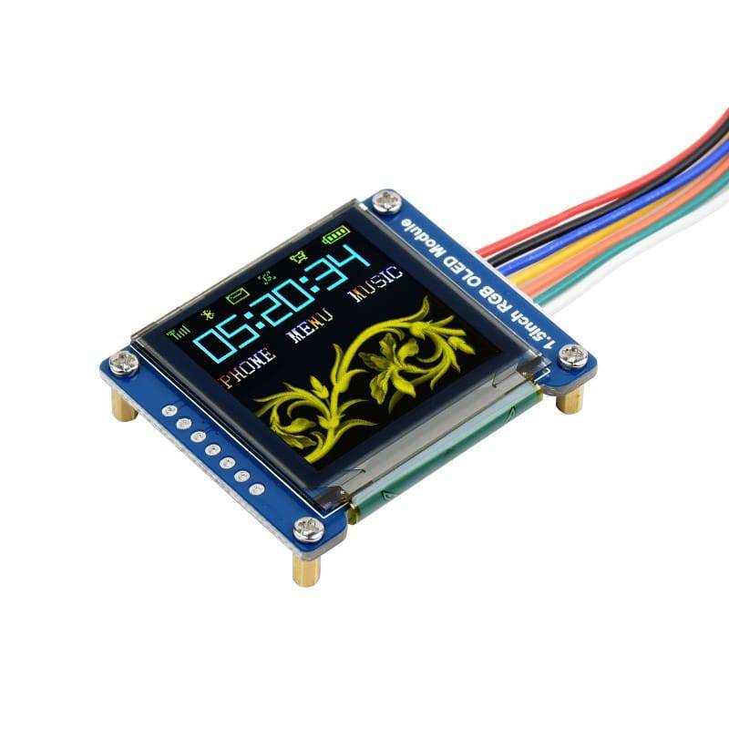 1.51inch transparent OLED display 128×64 SPI/I2C for Arduino/Raspberry  Pi/STM32