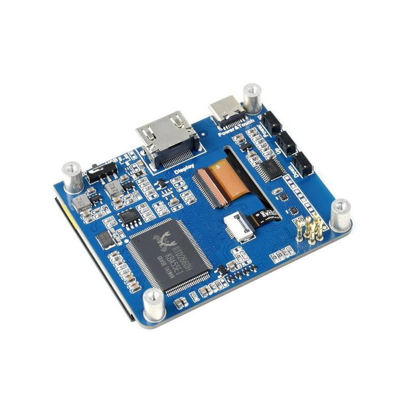 Waveshare 2.8inch HDMI IPS LCD Display (H), 480×640, Adjustable Brightness, Optical Bonding Screen - RS687 - REES52