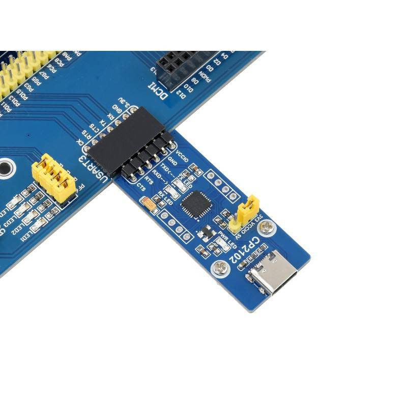 Waveshare CP2102 USB UART Board (Type C), USB To UART (TTL) Communication Module, USB-C Connector - RS2009 - REES52