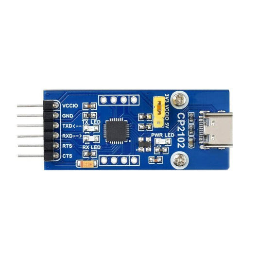 Waveshare CP2102 USB UART Board (Type C), USB To UART (TTL) Communication Module, USB-C Connector - RS2009 - REES52