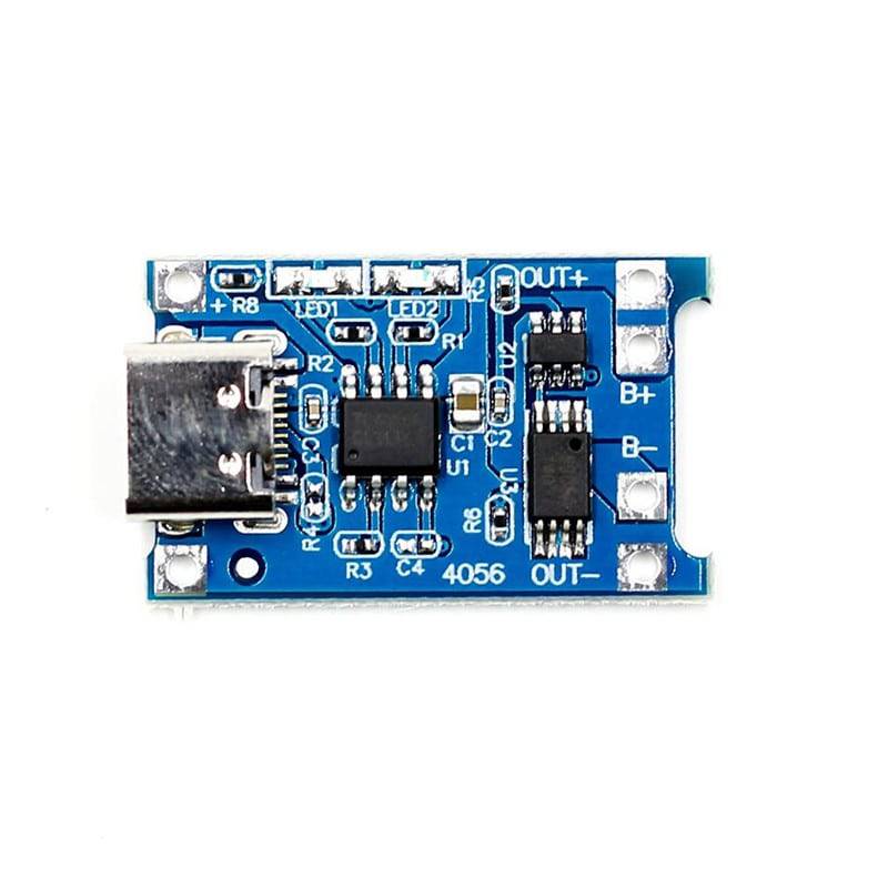 TP4056 1A Li-ion lithium Battery Charging Module With Current Protection - Type C - RS4957 - REES52