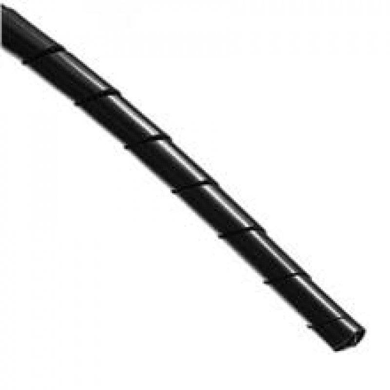 10mm Spiral Wrapping for Wires - Black