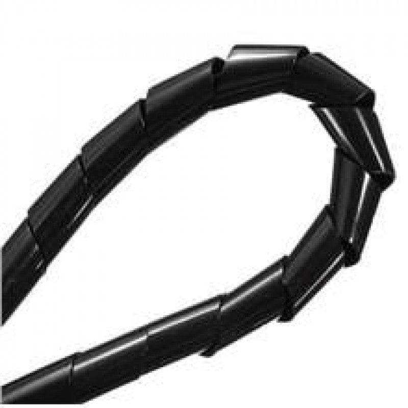 10mm Spiral Wrapping for Wires - Black