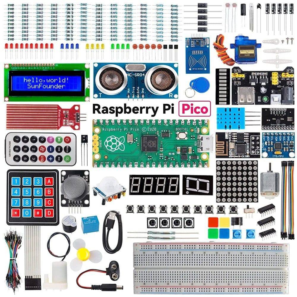 Freenove Raspberry Pi Pico 2 W Starter Kit - 94 Projects With Python, C, Java Code