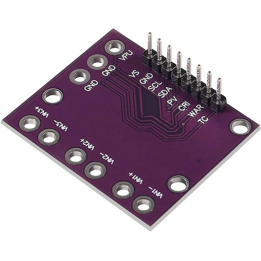 INA3221 3 Channel Current And Voltage Sensor I2C SMBUS Shunt Power Supply Triple-Channel, Shunt And Bus Voltage Monitor - REES52