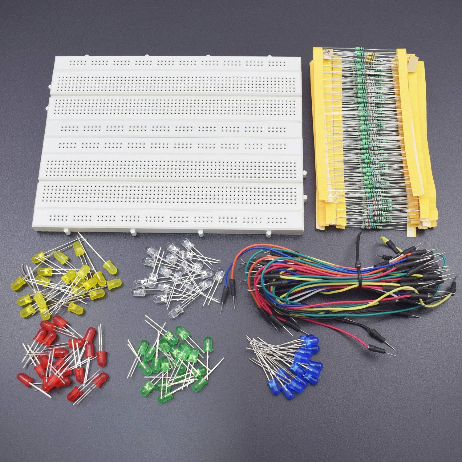 Miuzei Starter Kit Compatible with Arduino Projects with Microcontroller,  LCD1602 Module, Breadboard, Power Supply, Servo, Sensors, Jumper Wires