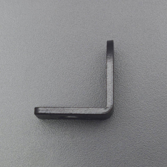 Black Metal L Shaped Mounting Bracket Holder for 25mm Gear Motor - RS1914 - REES52