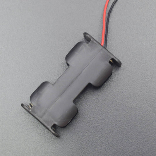 2-Slot 2 x AA Battery Back to Back Holder Case Box with Leads - RS1938 - REES52