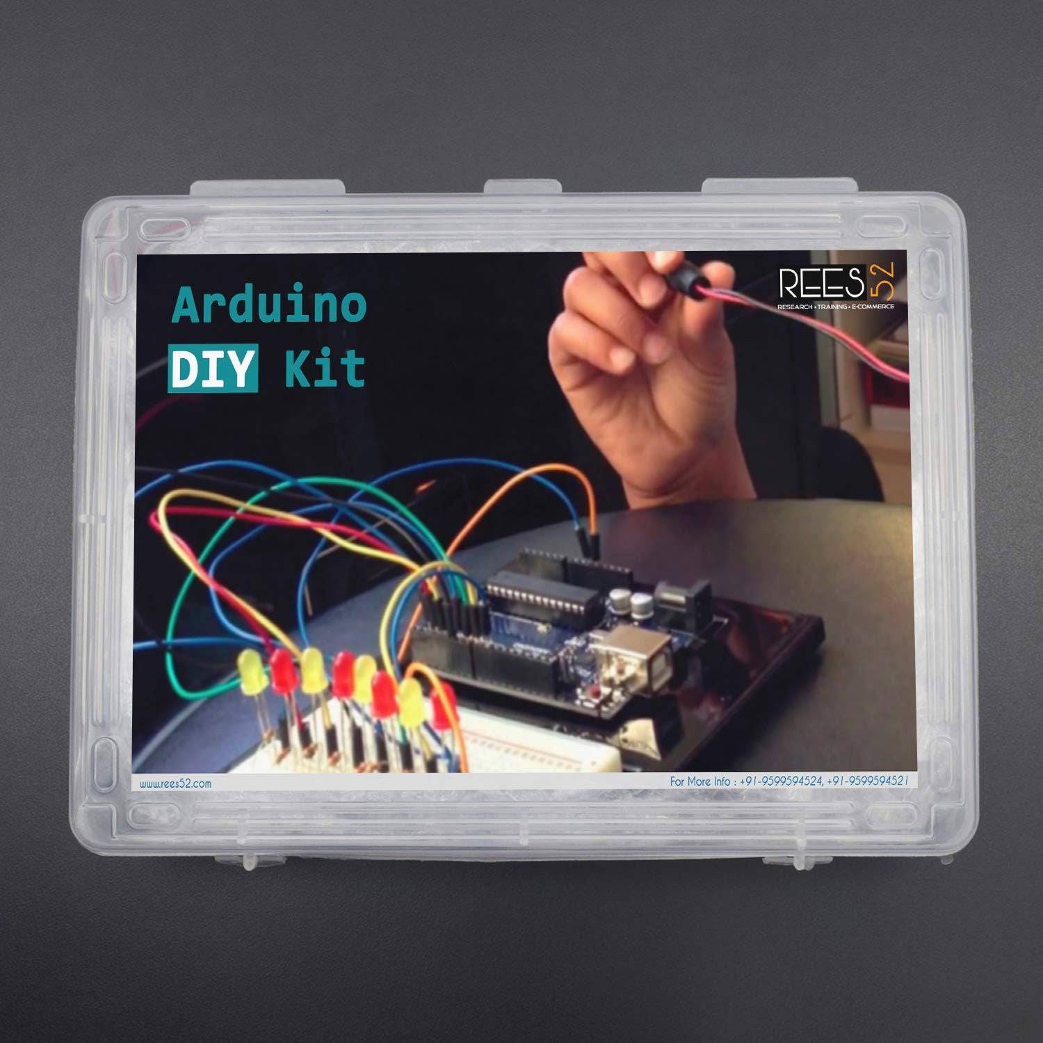 Basic Starter Kit for Arduino with UNO R3, Breadboard, LED, Resistor, Jumper Wires and Power Supply-KT1051 - REES52