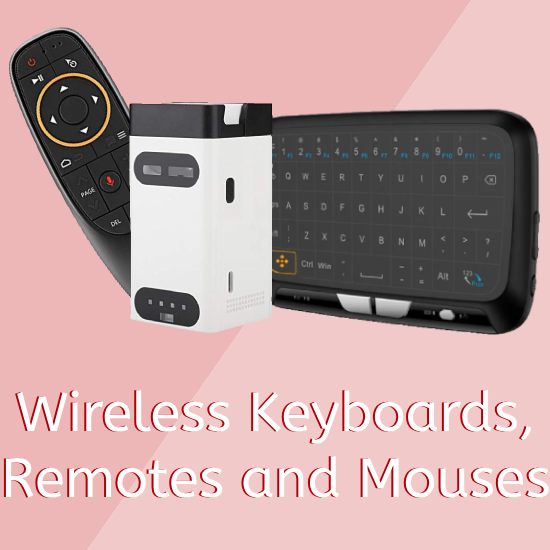 Wireless Keyboards, Remotes and Mouses