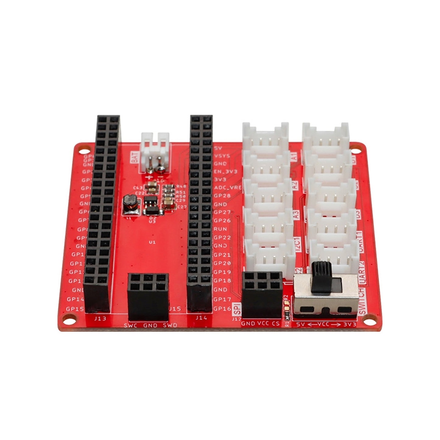 ELECROW Crowtail - Raspberry Pi Pico Expansion Board Crowtail Shield For Raspberry Pi Pico - RS7042