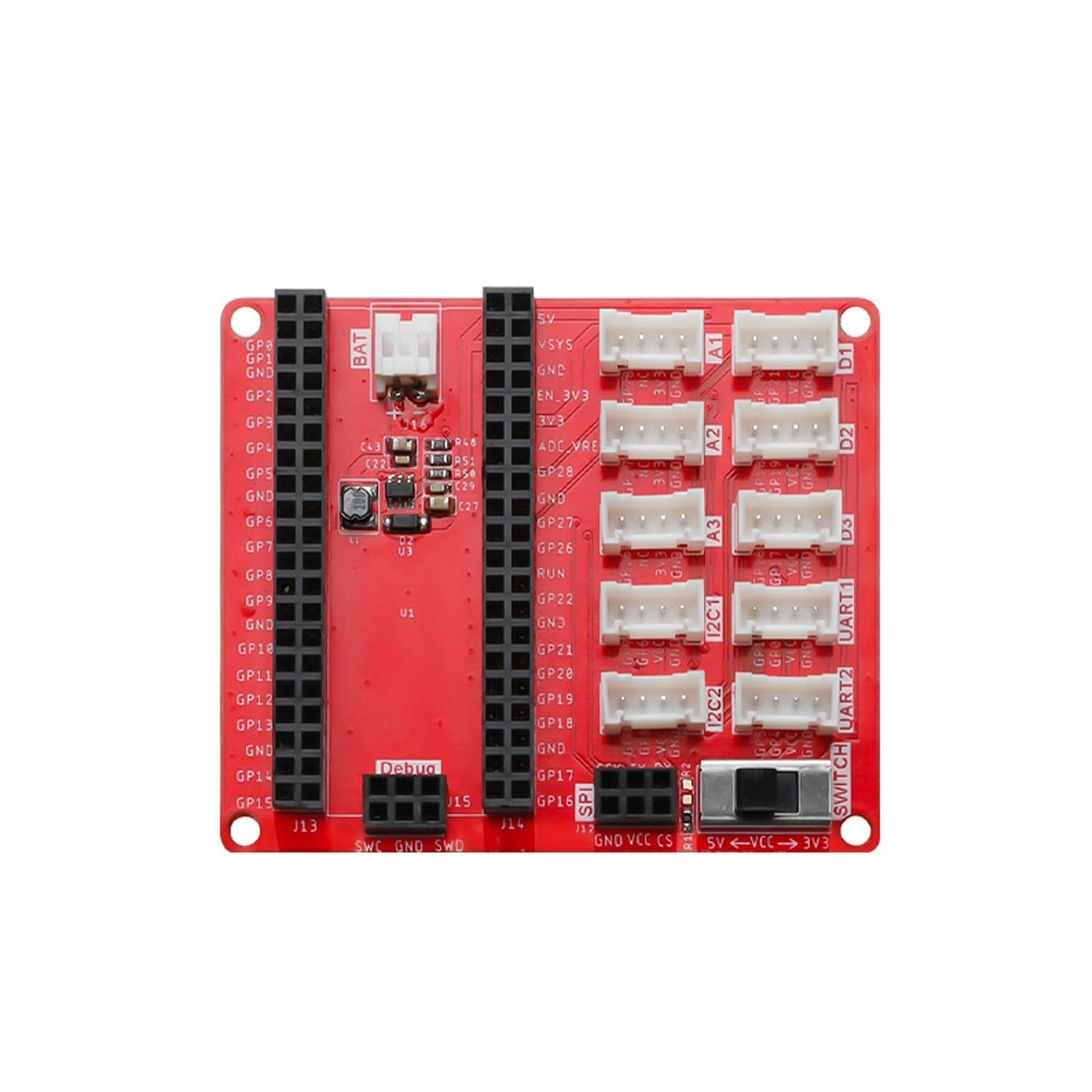 ELECROW Crowtail - Raspberry Pi Pico Expansion Board Crowtail Shield For Raspberry Pi Pico - RS7042