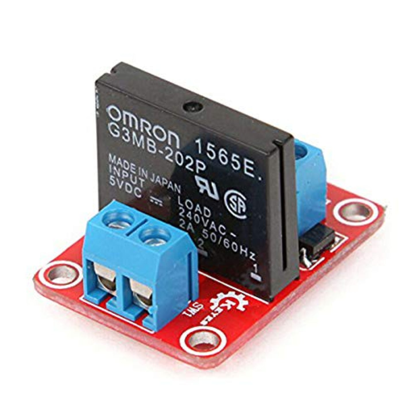 1-Channel 5V Solid State Relay Module 1-CH G3MB-202P SSR Module With Resistive Fuse Reliable 5V G3MB-202P SSR Module For Enhanced Safety and Reliability - RS4369