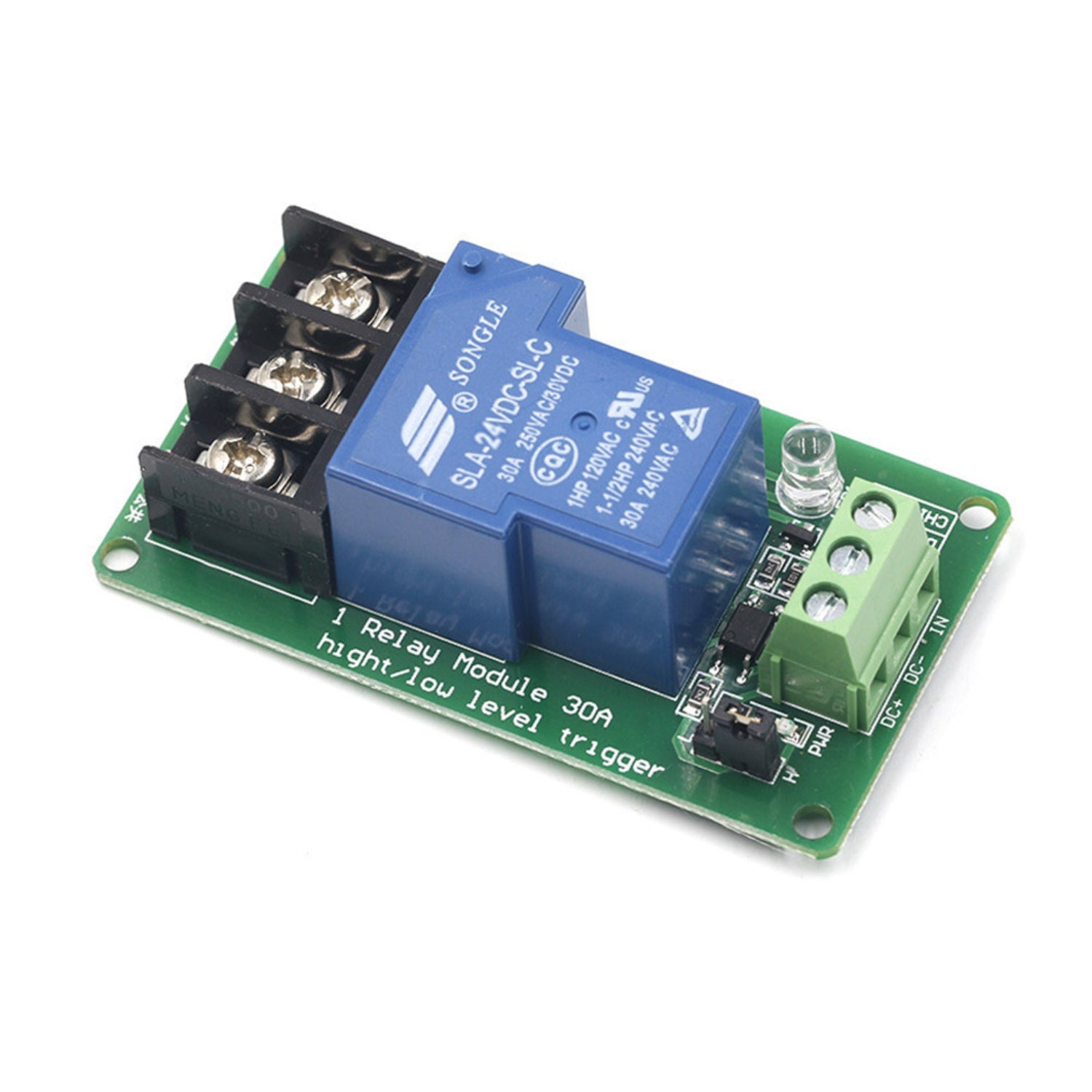 1-Channel 24V 30A Relay Module With Optocoupler For Industrial App ...