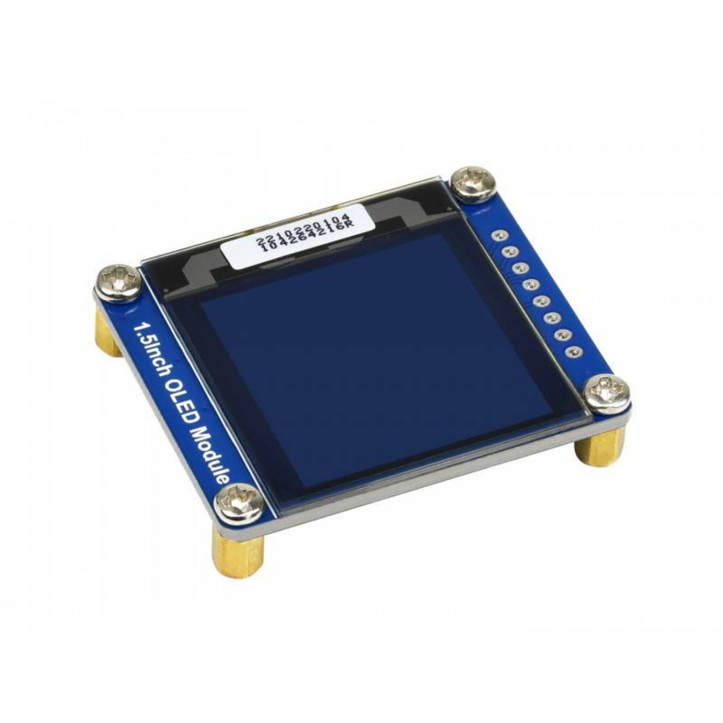 Waveshare 1.5" OLED Display Module 1.5" 128x128 Pixel OLED Display With 16 Gray Scales, And SPI/I2C Interface Compatible With Raspberry PI Perfect For Embedded Projects - RS2985/RS3711