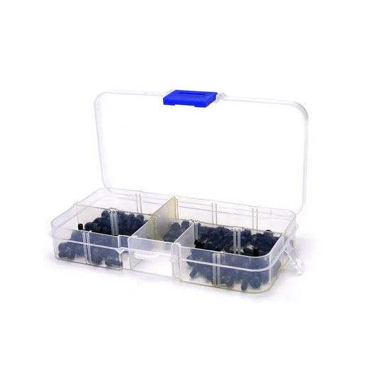 100pcs m3 socket head cap screws kit 12.9 grade alloy steel hex bolts assortment kit- rs6956 100pcs m3 socket head cap screws kit 12.9 grade alloy steel hex bolts assortment kit- rs6956