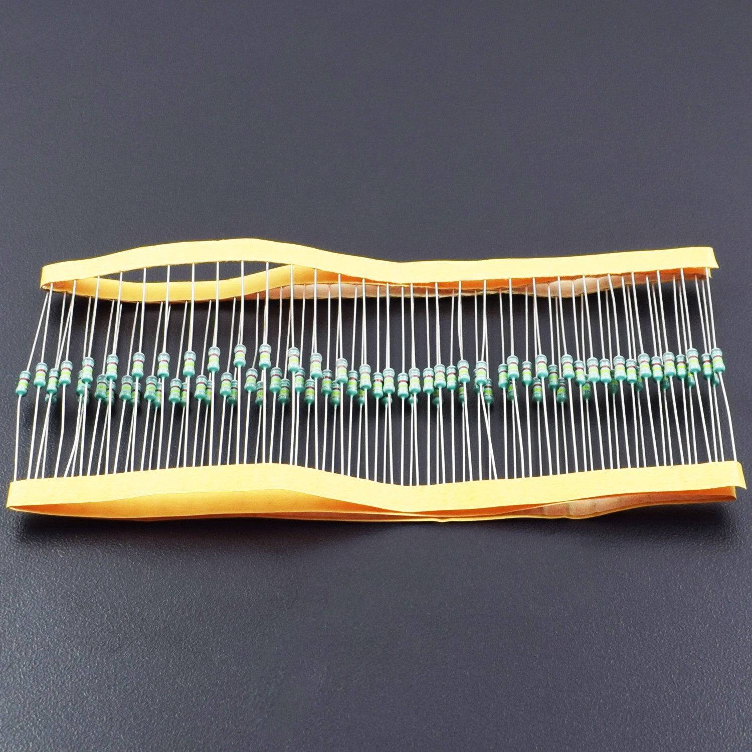 Lot De 50 Résistances Carbone 75 Ohms 1/4 Watt – Tolérance ±5%, Pour Circuits électroniques, Réparations Et Projets DIY