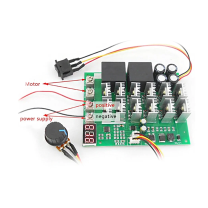 High Power 10V-55V 60A PWM Brushed DC Motor Controller