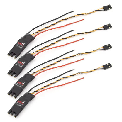 4pcs T-Motor AIR 10A/15A ESCs - 2-3S Brushless Speed Controllers For Drones Oneshot125, For Multi-rotor 50Hz-600Hz, 2-3S, For Traversing Drones