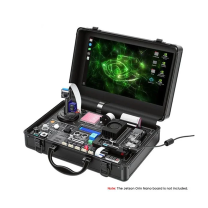 Elecrow Jetson Orin Nano AI Starter Kit 30 Sensors & 38 Lessons STEM Learning Kit (Without Jetson Nano Board)