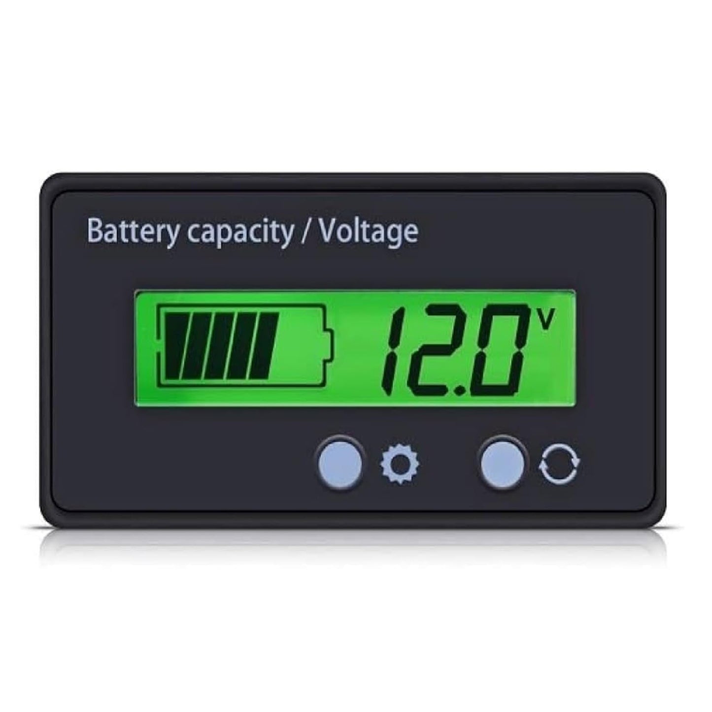 12-84V Battery Power Display Meter GY-6GS Green Battery Power Gauge 3-String Battery Monitor Universal Battery Power Monitor For Lithium & Lead-Acid Batteries - RS4316