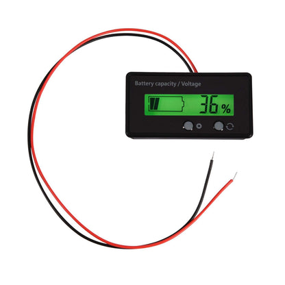 12-84V Battery Power Display Meter GY-6GS Green Battery Power Gauge 3-String Battery Monitor Universal Battery Power Monitor For Lithium & Lead-Acid Batteries - RS4316