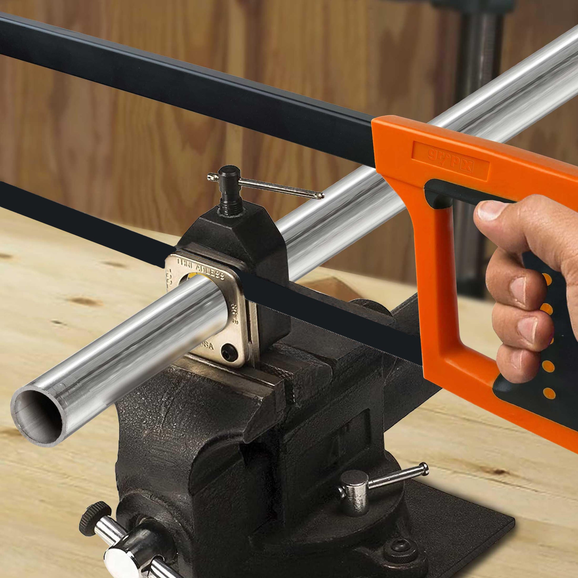  12-Inch Hacksaw Frame Heavy-Duty Metal