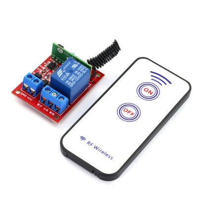12V 1-Channel RF Wireless Relay Module With Remote Control DIY 12V RF Channel Relay Module 12V RF Wireless Relay Module For Home Automation - RS2875