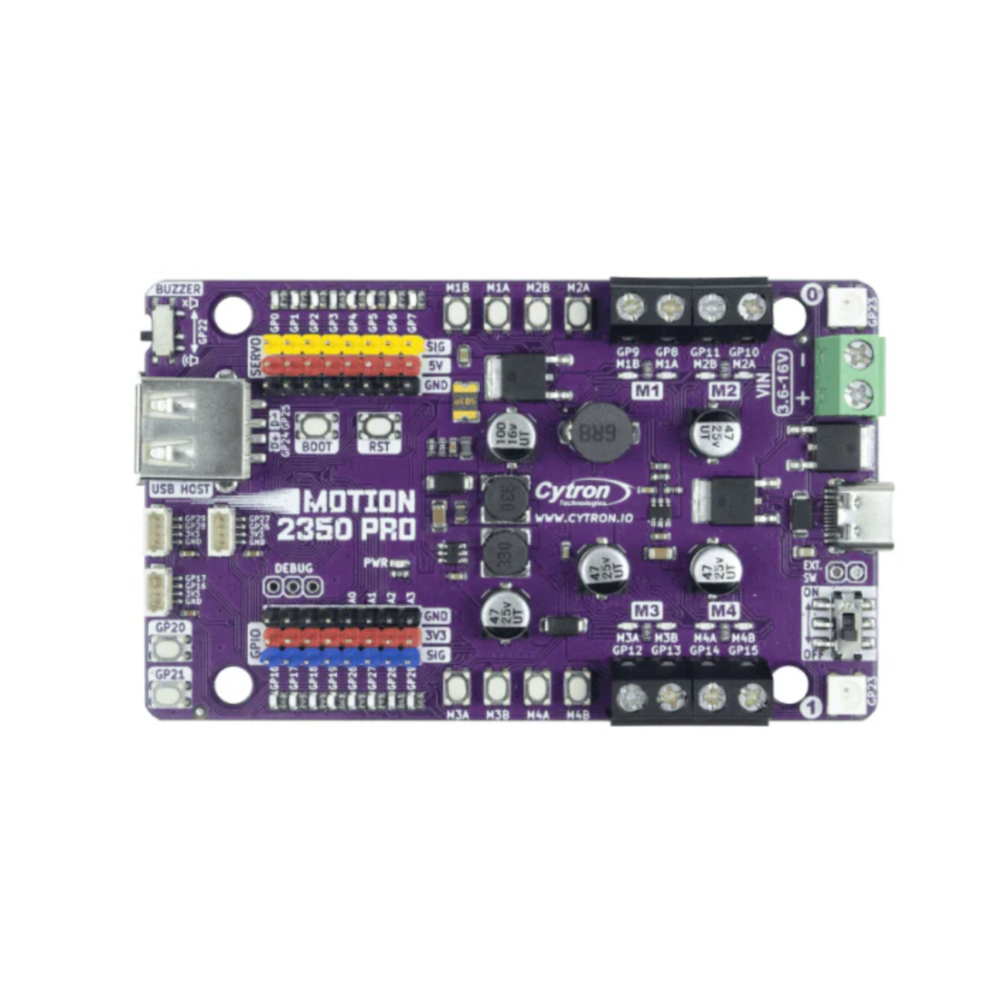 4-Channel DC Motor Driver

