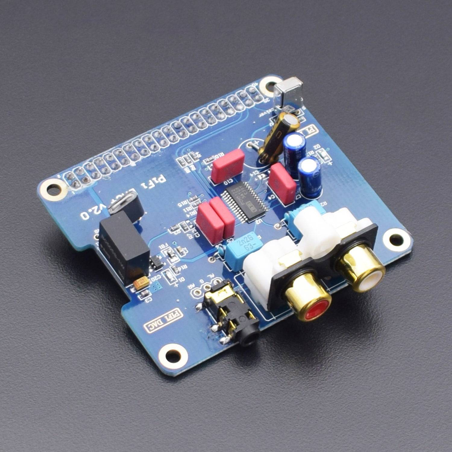 PIFI Digi DAC and HIFI DAC Audio Sound Card Module I2S interface for Raspberry pi 3 2 Model B, B Plus - RS112 - REES52