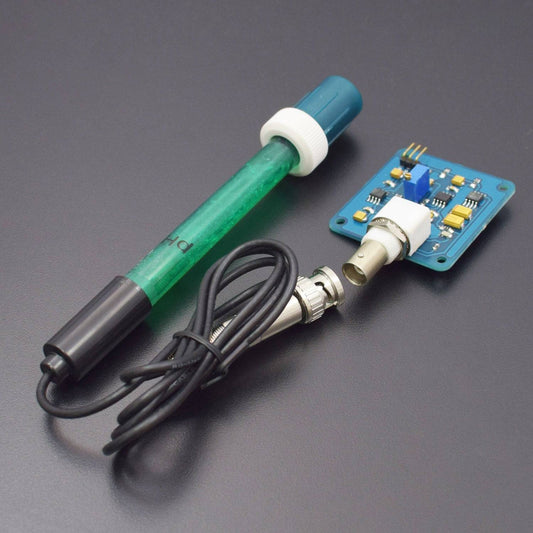 PH Sensor Module 150mm long, ⌀12mm for Boards Compatible with Arduino, AVR, PIC Sensor Module Kit - RS326 - REES52