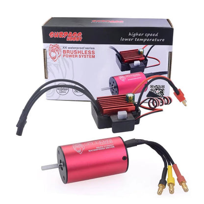 SURPASS HOBBY 1/12 RC Motor & 35A ESC Combo 2845 2600KV 3100KV 3800KV 4000KV For Traxxas HSP 1/12 RC Drift Racing Off-Road Car Truck