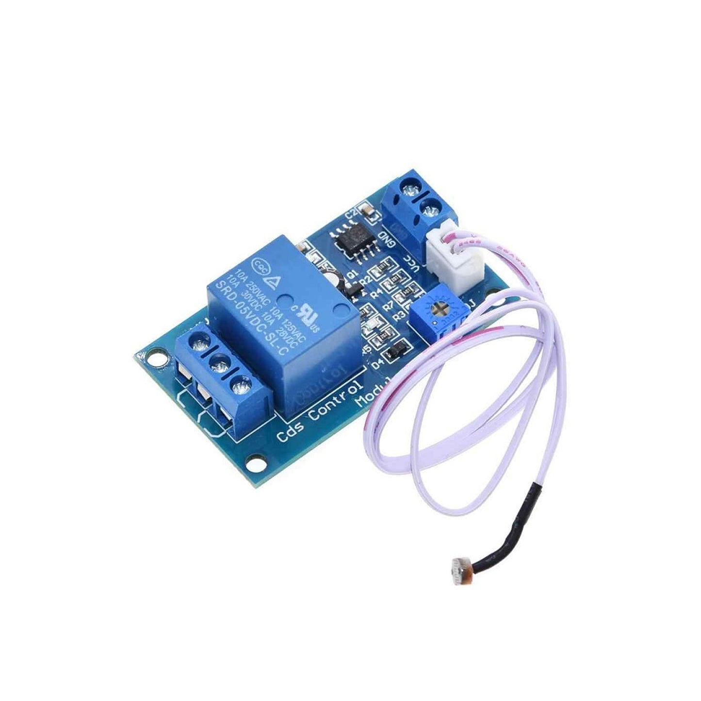 XH-M131 DC 5V Photoresistor Relay Module XH-M131 DC 5V/12V Light Control Switch Photoresistor Relay Module Detection Sensor 10A brightness Automatic Control Module - RS4433