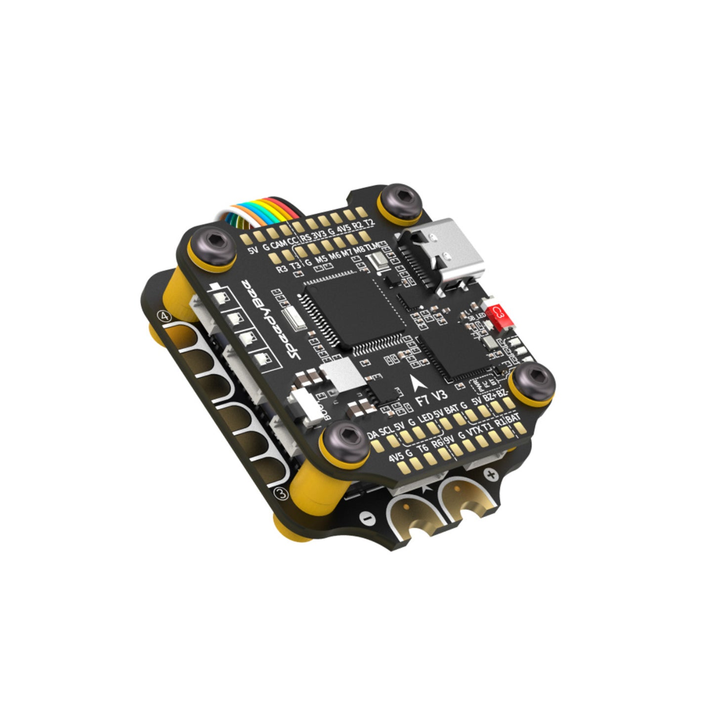 SpeedyBee F7V3 Flight Controller With Stack SB-STACK-F7V3-50A Flight Controller All-in-One FPV Flight Controller High-Performance Drone Stack F7 Flight Controller with 50A ESC - RS6921