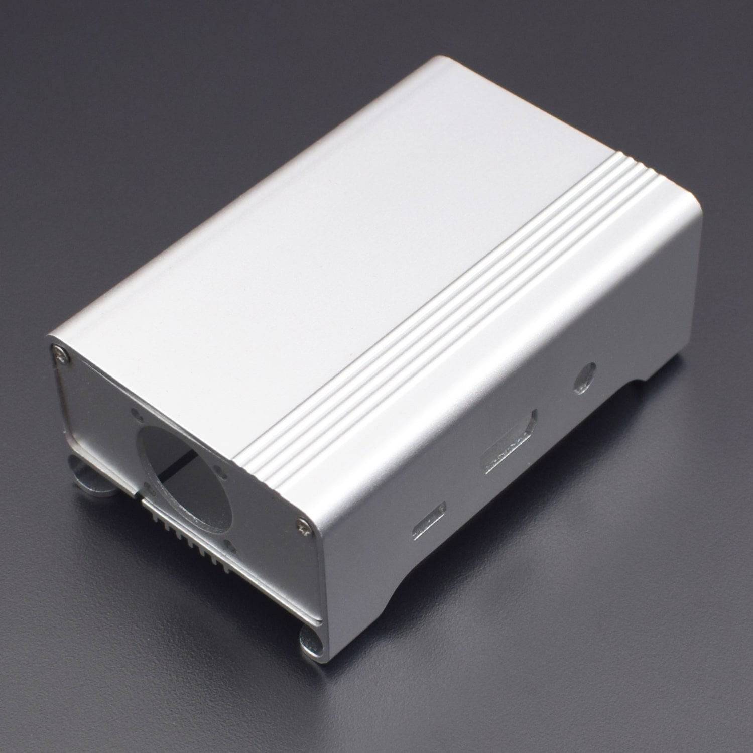 Silver Aluminum Alloy Protective Case  For Raspberry Pi 3/2/B+ - RS987 - REES52