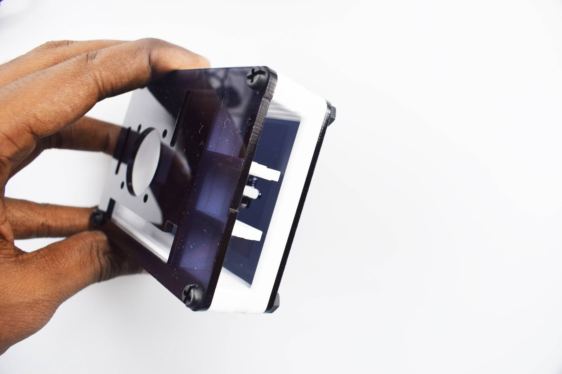 Raspberry Pi 4 7-Layer Acrylic Case Black And White - RS2294 - REES52