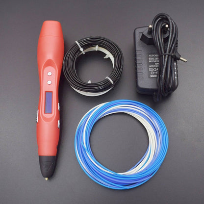 RP200A-The Third generation of 3d pen Red Color - RS918 - REES52