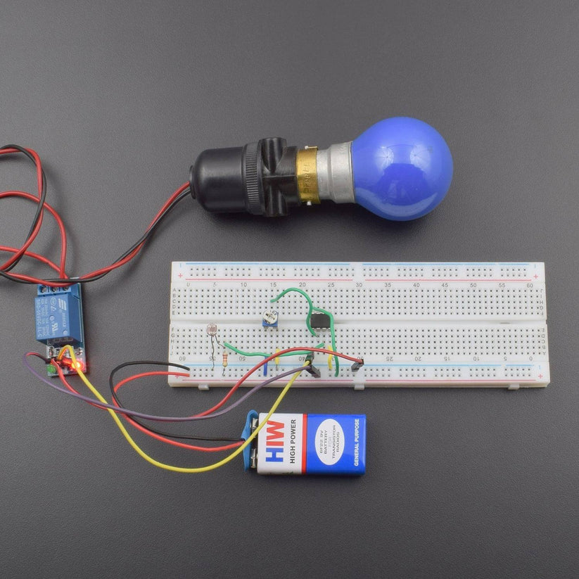 Make an Automatic Night Lamp using LDR and LM358 IC – REES52