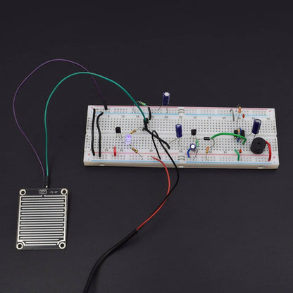 RAIN ALARM CIRCUIT USING 555 TIMER IC  - KT856 - REES52