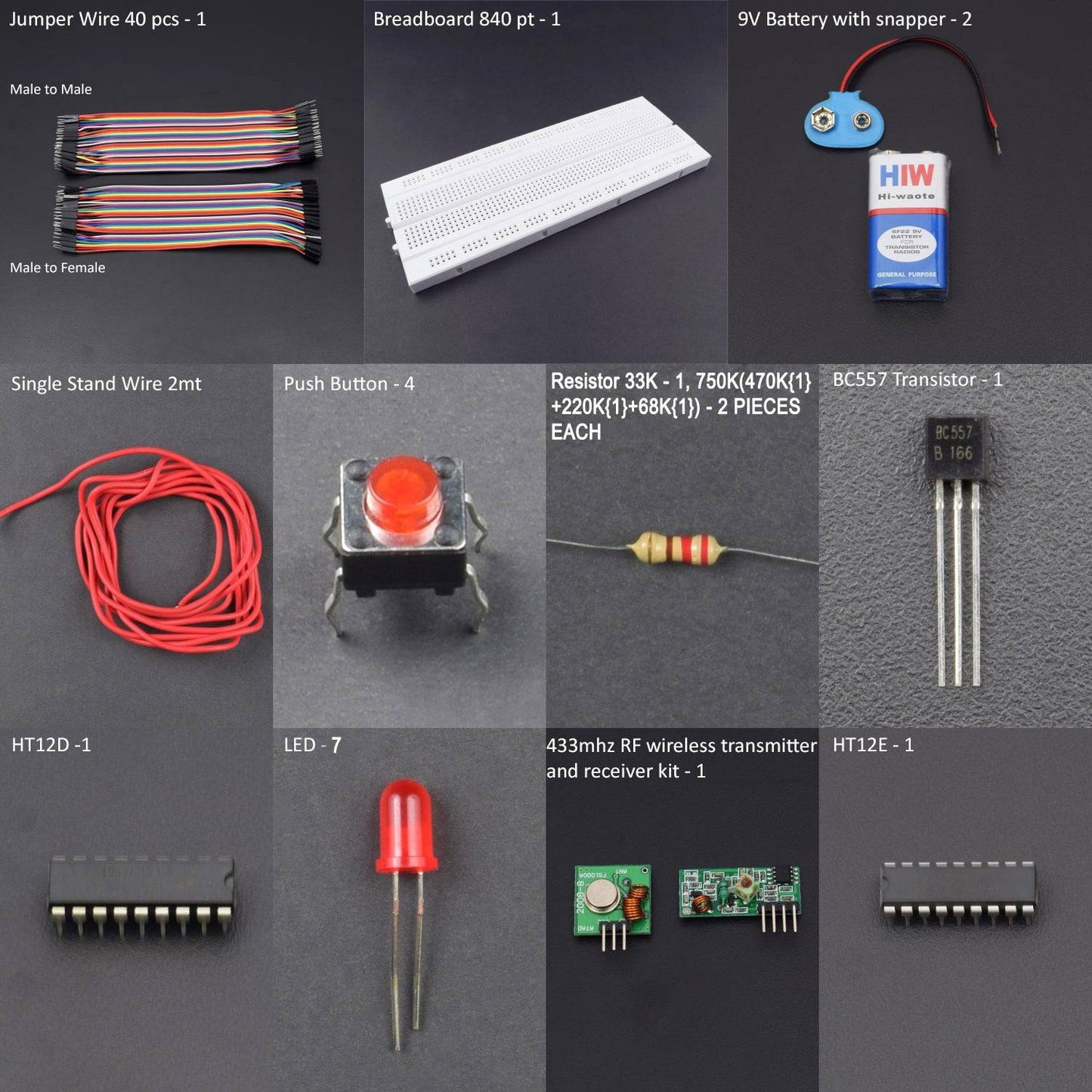 Make a Wireless Transmitter and Receiver using RF Modules - KT817 - REES52