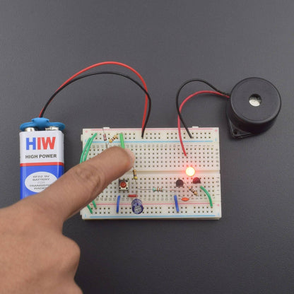 Make an Electronics Siren Circuit using 2 Transistors - KT952 - REES52