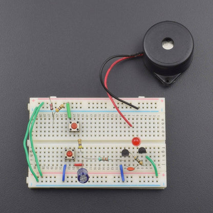 Make an Electronics Siren Circuit using 2 Transistors - KT952 - REES52