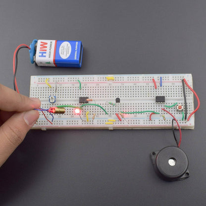 Make a Laser security system using 555 Timer IC and LM358 IC - KT949 - REES52