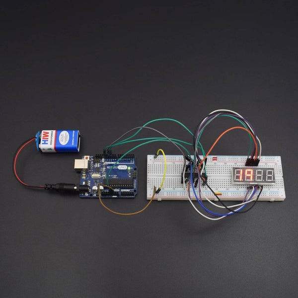 Display the Data on 4 Digit 7 Segment Display Using MAX7219 Chip – REES52
